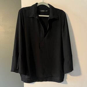 Ralph Lauren Black Blouse Medium